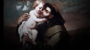 Por que Santo Antônio está abraçando o Menino Jesus?